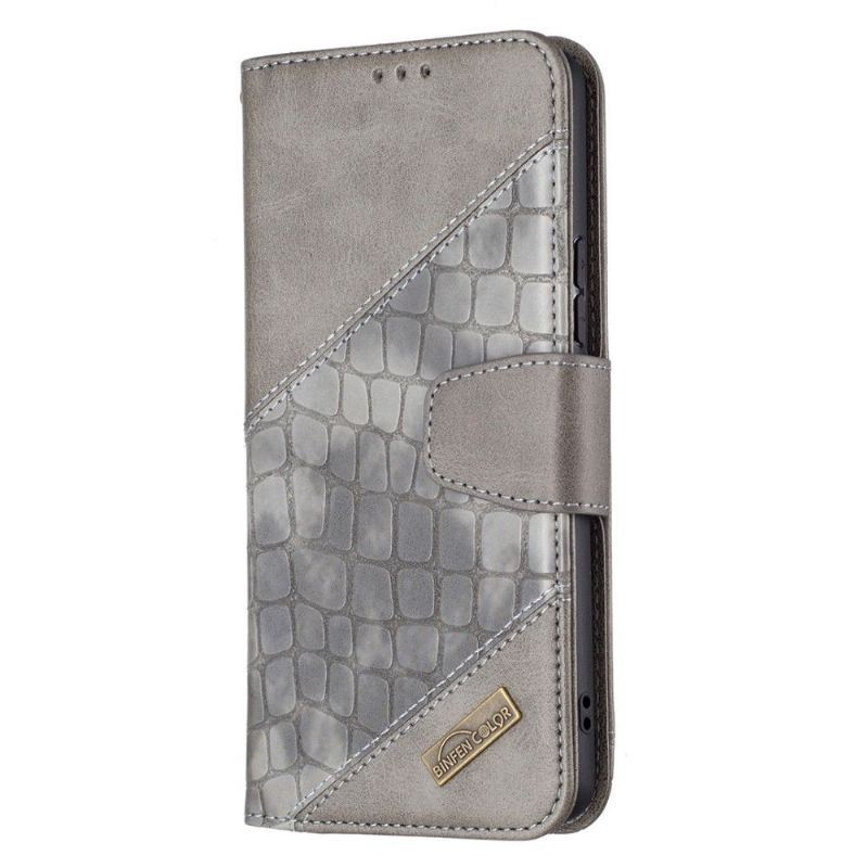 Etui Folio do Samsung Galaxy A53 5G Croc Aspect Efekt Skóry