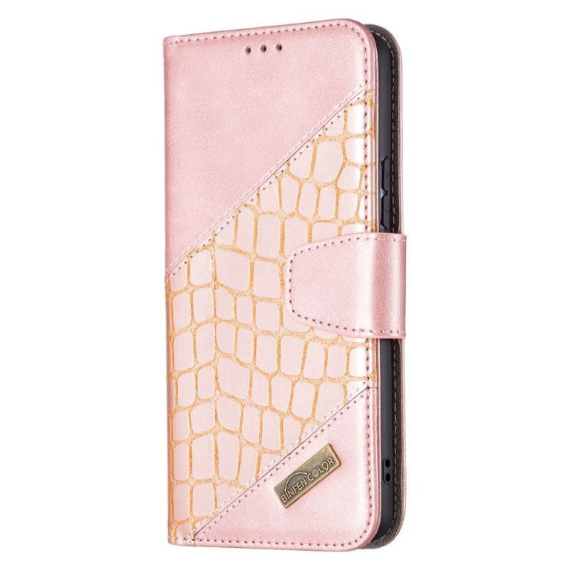 Etui Folio do Samsung Galaxy A53 5G Croc Aspect Efekt Skóry