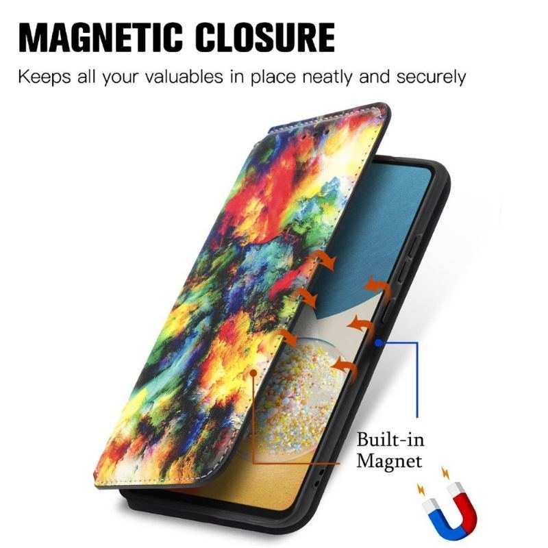 Etui Folio do Samsung Galaxy A53 5G Opalizująca Chmura