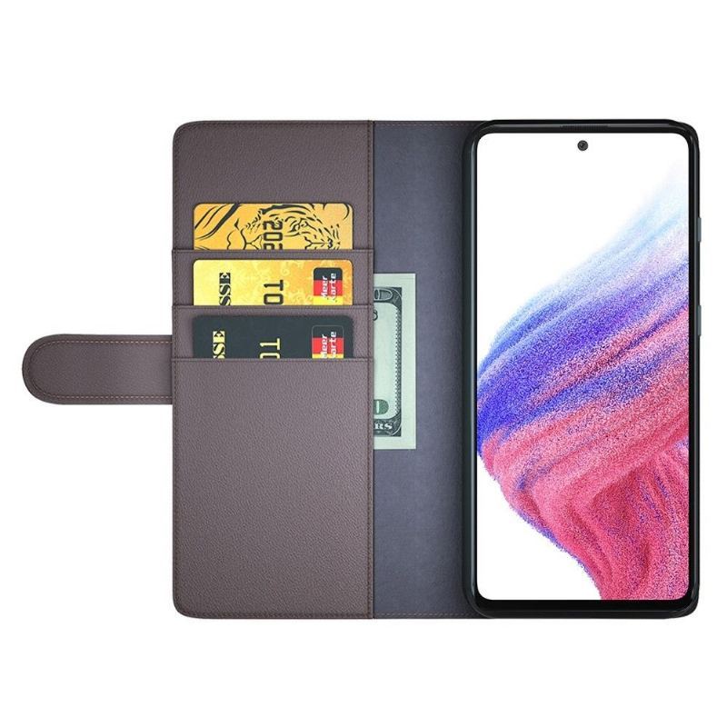 Etui Folio do Samsung Galaxy A53 5G Premium Skóra