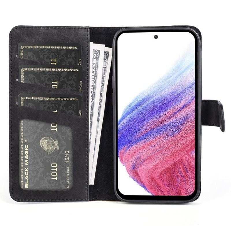 Etui Folio do Samsung Galaxy A53 5G Skórzany Futerał Bicolor Folio Stojak