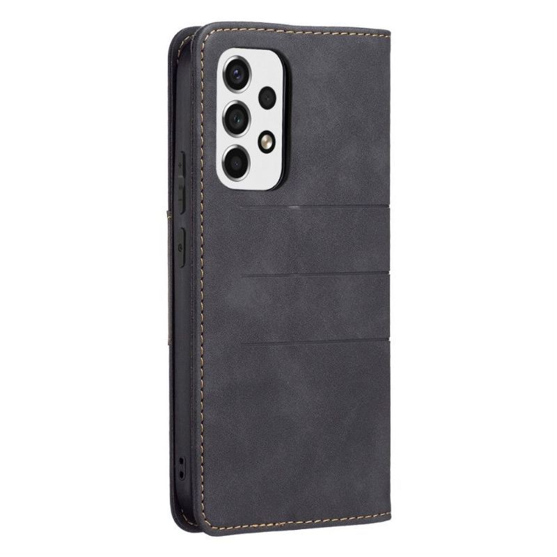 Skórzany Futerał do Samsung Galaxy A53 5G Etui Folio Binfen Kolor Flip Faux Leather