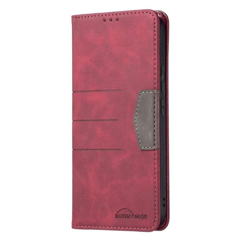 Skórzany Futerał do Samsung Galaxy A53 5G Etui Folio Binfen Kolor Flip Faux Leather