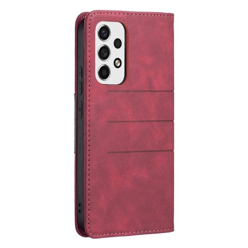 Skórzany Futerał do Samsung Galaxy A53 5G Etui Folio Binfen Kolor Flip Faux Leather