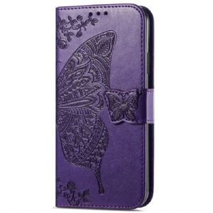 Etui Folio Do Xiaomi 14t Pro Barokowy Motyl