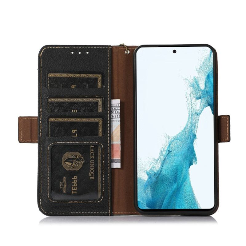 Etui Folio Do Xiaomi 14t Pro Blokowanie Rfid W Skórze