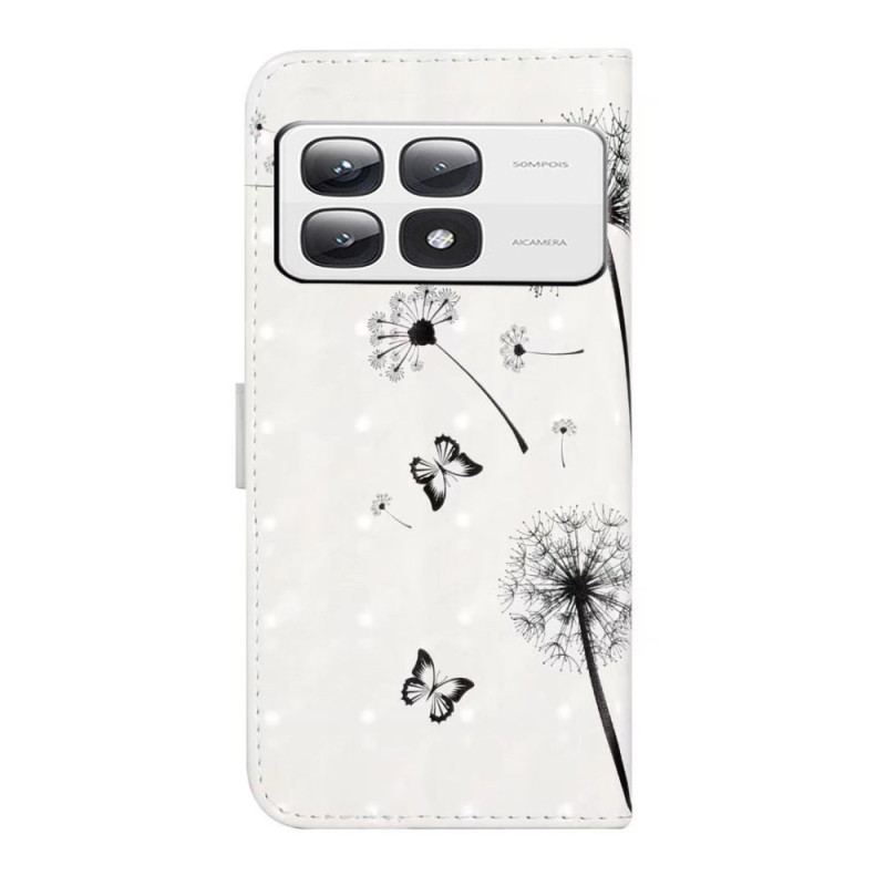 Etui Folio Xiaomi 14t Pro Dzieci I Mniszek Lekarski Etui Ochronne