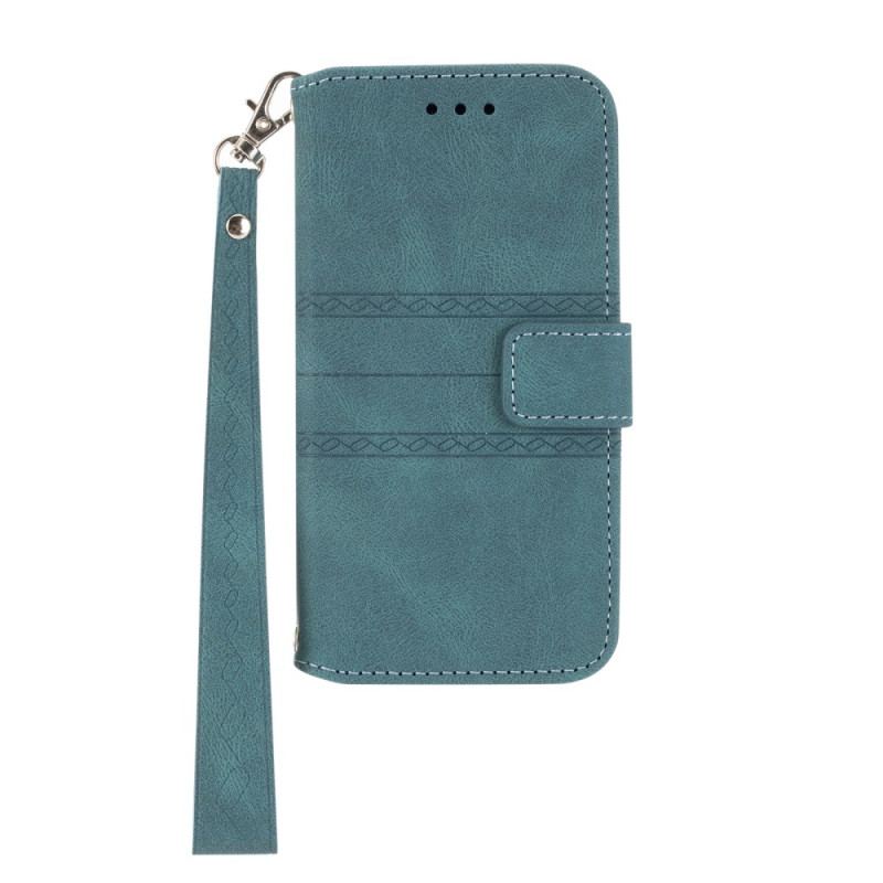 Etui Folio Xiaomi 14t Pro Fryz Z Paskiem