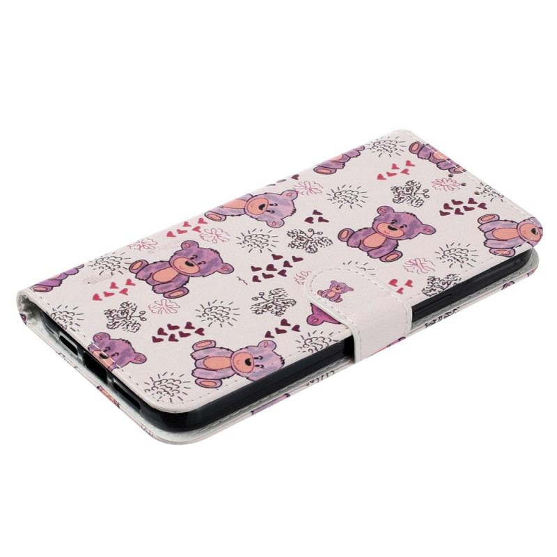 Etui Folio Xiaomi 14t Pro Niedźwiadki