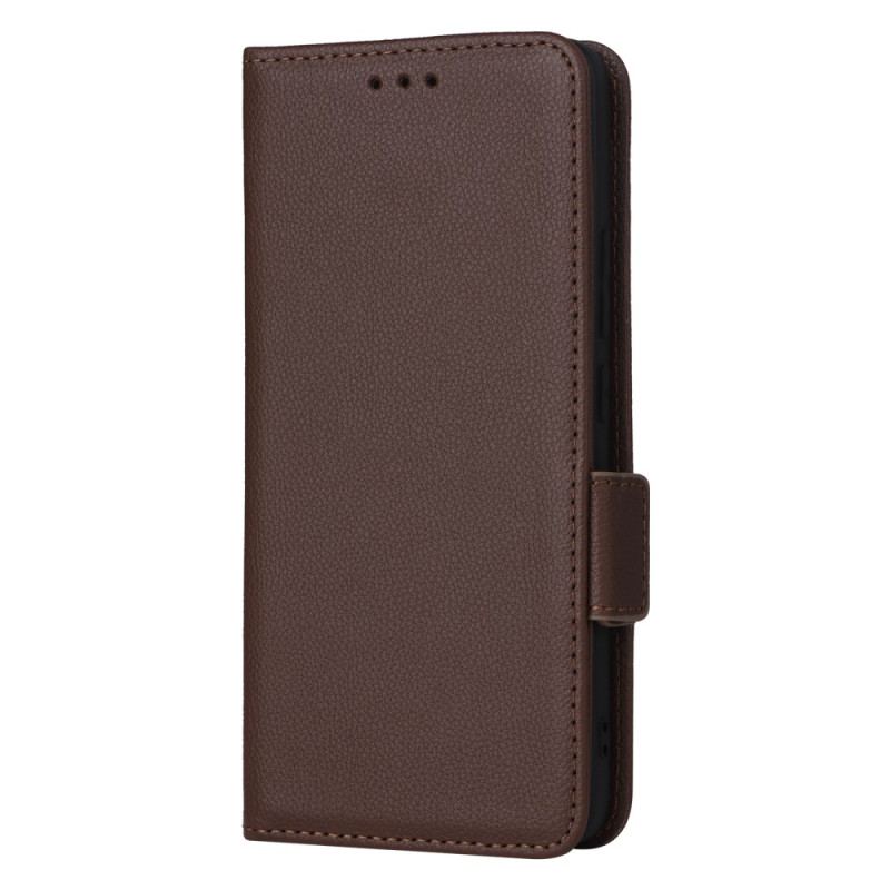 Etui Folio Xiaomi 14t Pro Tekstura Liczi Z Paskiem Etui Ochronne