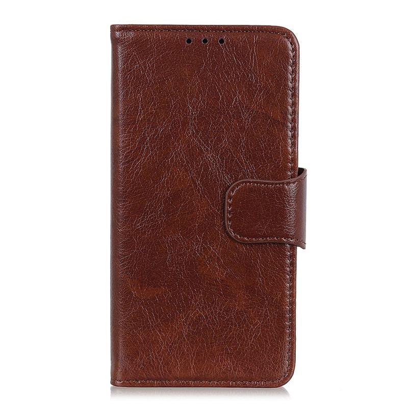 Etui Folio Xiaomi 14t Pro Wzór Ze Skóry Nappa