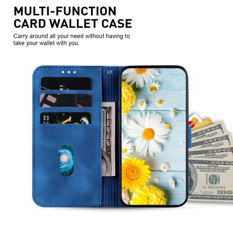 Etui Folio Xiaomi 14t Pro Z Nadrukiem Lilii Etui Ochronne