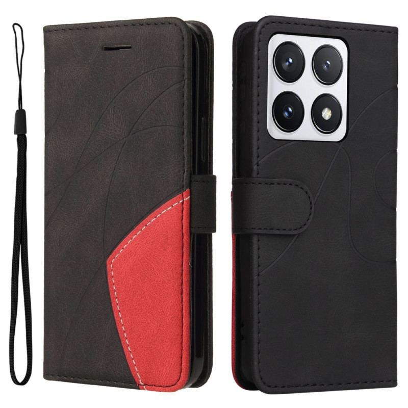 Obudowa Xiaomi 14t Pro Etui Na Telefon Dwukolorowe Faliste Linie