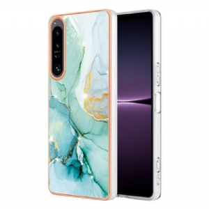 Etui do Sony Xperia 1 IV Kolorowy Marmur