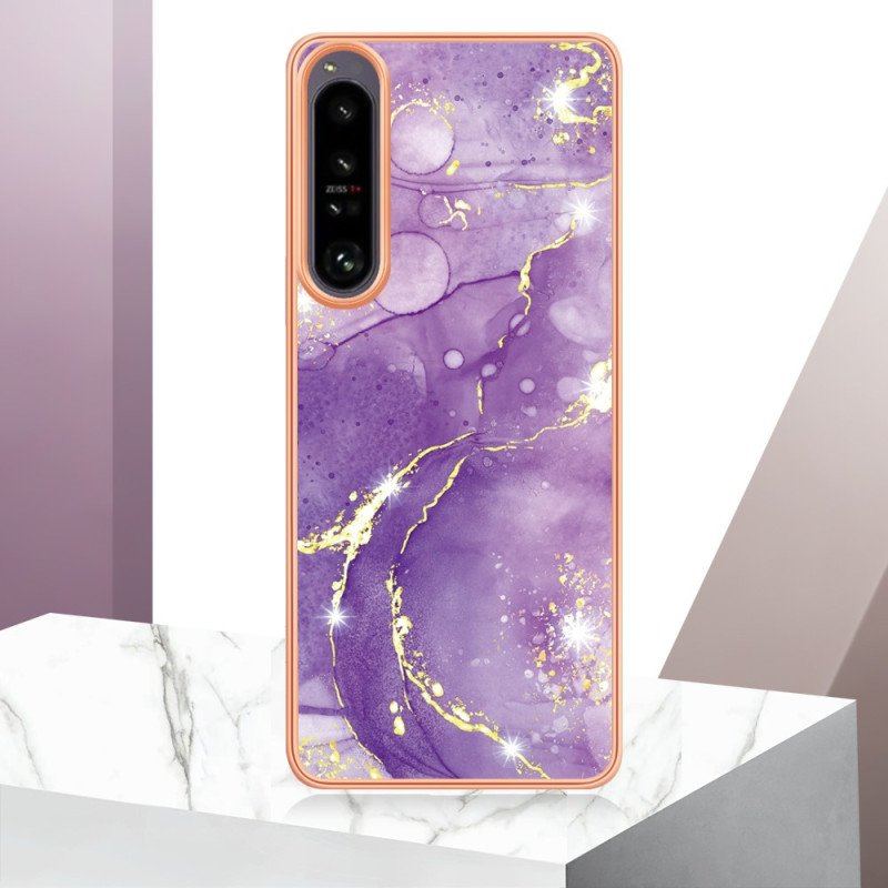 Etui do Sony Xperia 1 IV Kolorowy Marmur