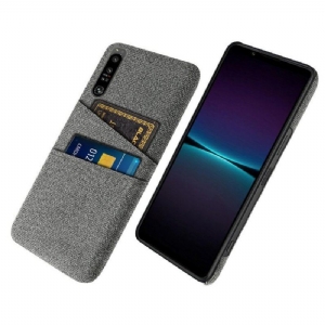 Etui do Sony Xperia 1 IV Tkanina Na Karty