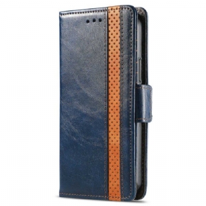 Etui Folio do Sony Xperia 1 IV Dwukolorowe Podwójne Zapięcie