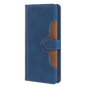 Etui Folio do Sony Xperia 1 IV Dwukolorowy Kwiatowy