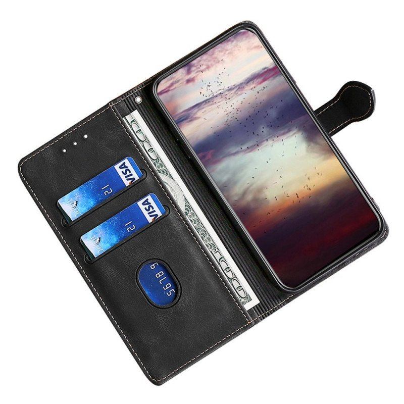 Etui Folio do Sony Xperia 1 IV Dwukolorowy Kwiatowy