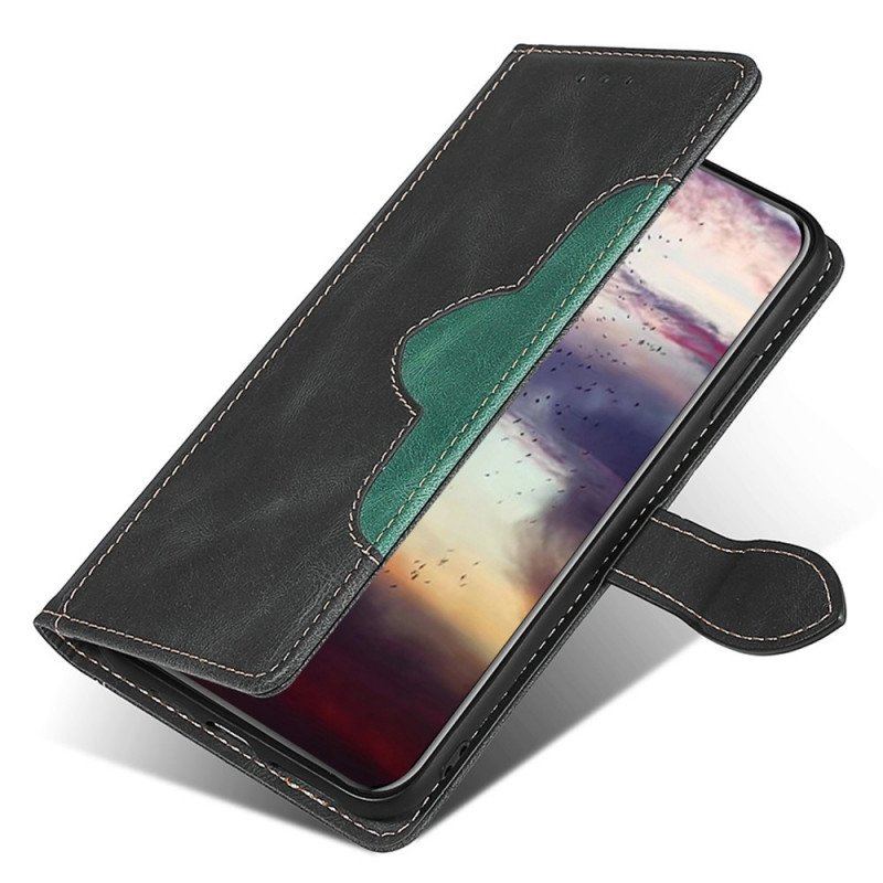 Etui Folio do Sony Xperia 1 IV Dwukolorowy Kwiatowy