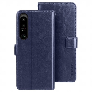 Etui Folio do Sony Xperia 1 IV Imitacja Skóry Idewei