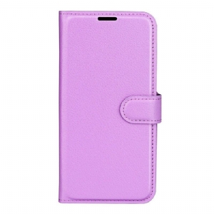 Etui Folio do Sony Xperia 1 IV Klasyczne Liczi