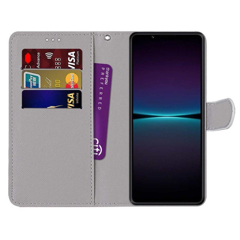 Etui Folio do Sony Xperia 1 IV Kocia Rodzina