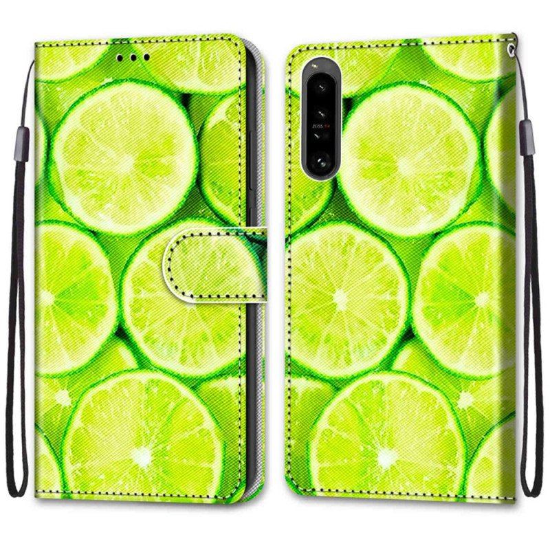 Etui Folio do Sony Xperia 1 IV Limonki