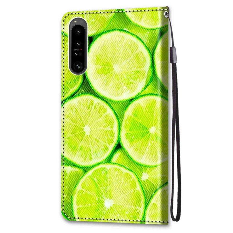 Etui Folio do Sony Xperia 1 IV Limonki