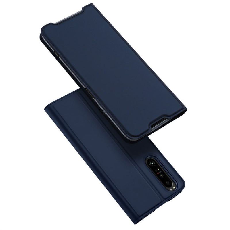 Etui Folio do Sony Xperia 1 IV Obrzeża Business Satin Effect