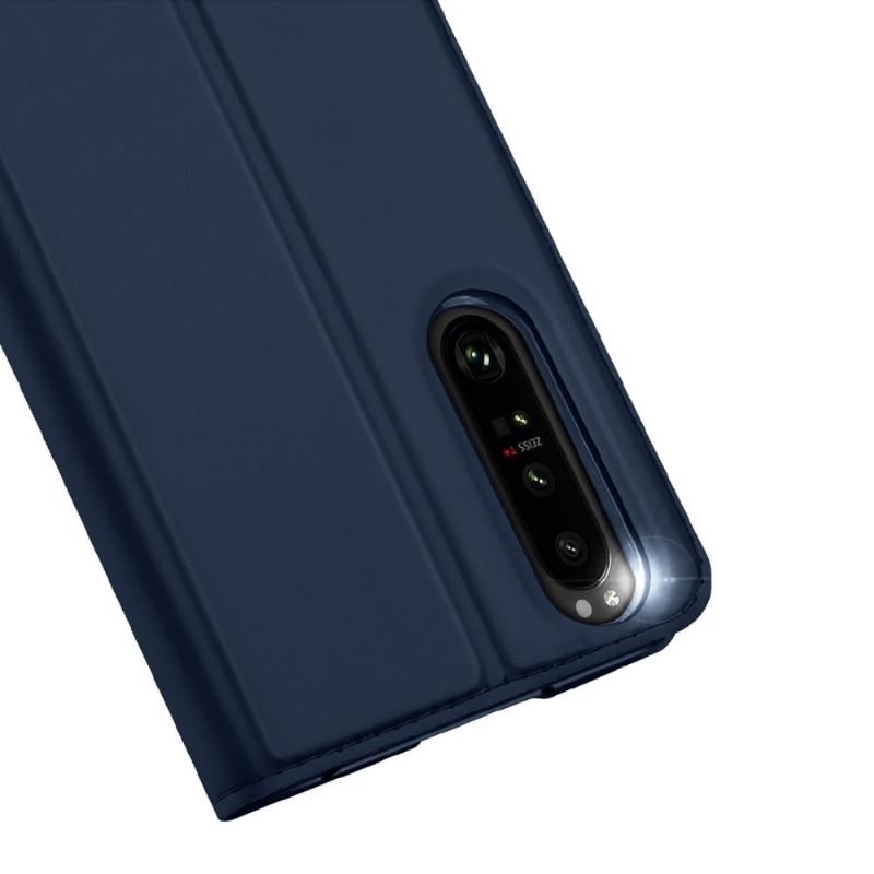 Etui Folio do Sony Xperia 1 IV Obrzeża Business Satin Effect