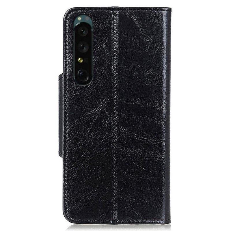 Etui Folio do Sony Xperia 1 IV Przycisk Zapięcia