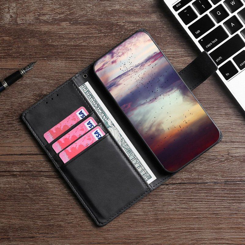 Etui Folio do Sony Xperia 1 IV Styl Krokodyla