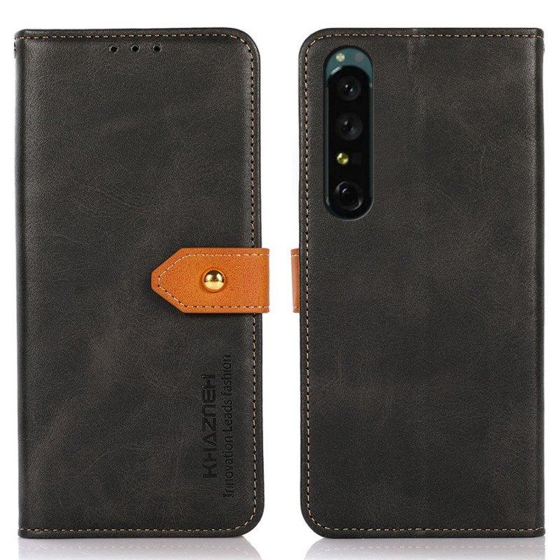 Etui Folio do Sony Xperia 1 IV Z Paskiem Khazneh