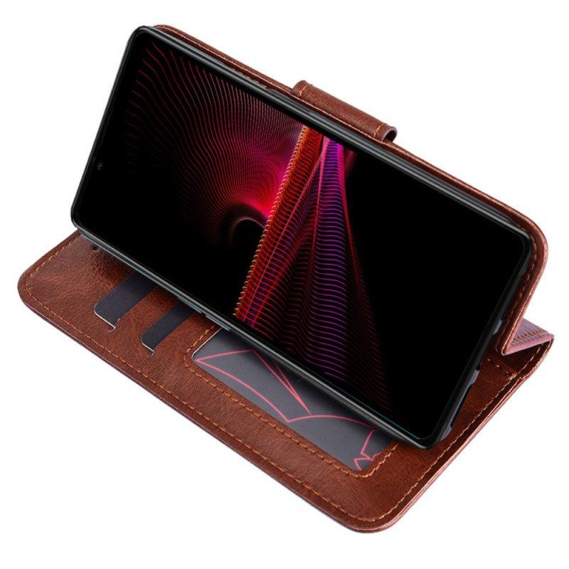 Etui Folio do Sony Xperia 1 IV Zabytkowy Styl