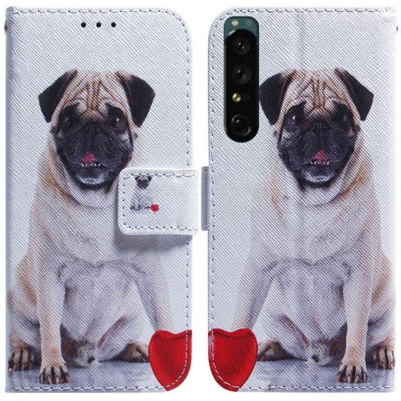 Etui Na Telefon Pokrowce do Sony Xperia 1 IV Mops Pies