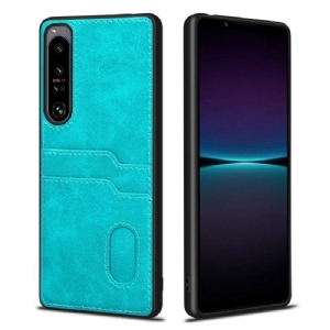 Futerały do Sony Xperia 1 IV Podwójny Uchwyt Na Kartę