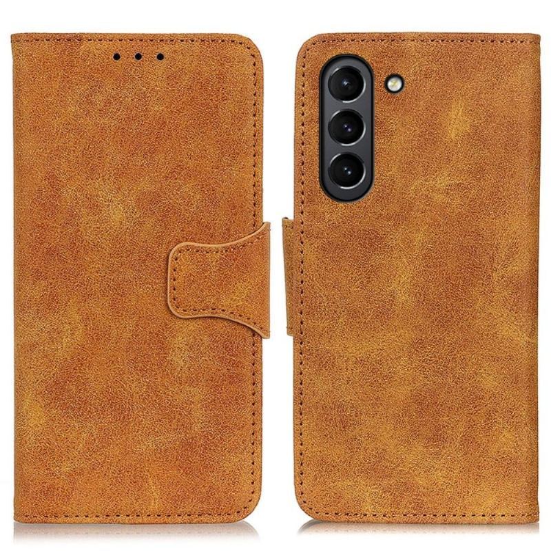 Etui do Samsung Galaxy S21 FE Anti-fall Edouard Faux Leather Vintage