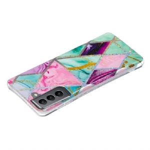 Etui do Samsung Galaxy S21 FE Anti-fall Silikonowa Geometria