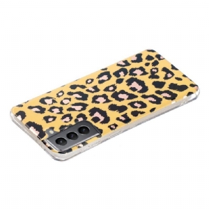 Etui do Samsung Galaxy S21 FE Anti-fall Silikonowy Lampart