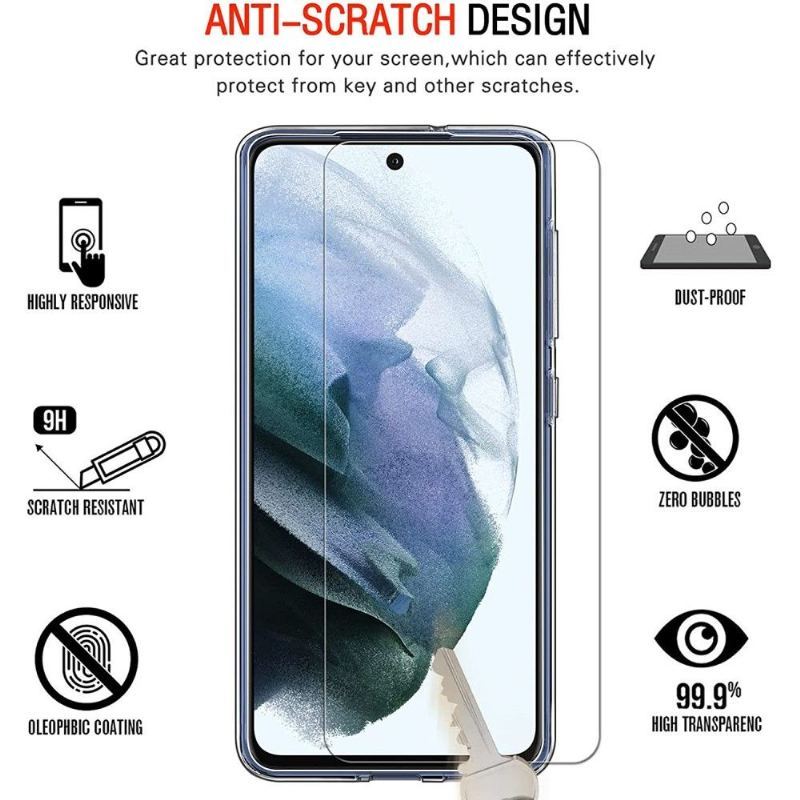 Etui do Samsung Galaxy S21 FE Classic Etui Ochronne + Szkło Hartowane Na Ekran