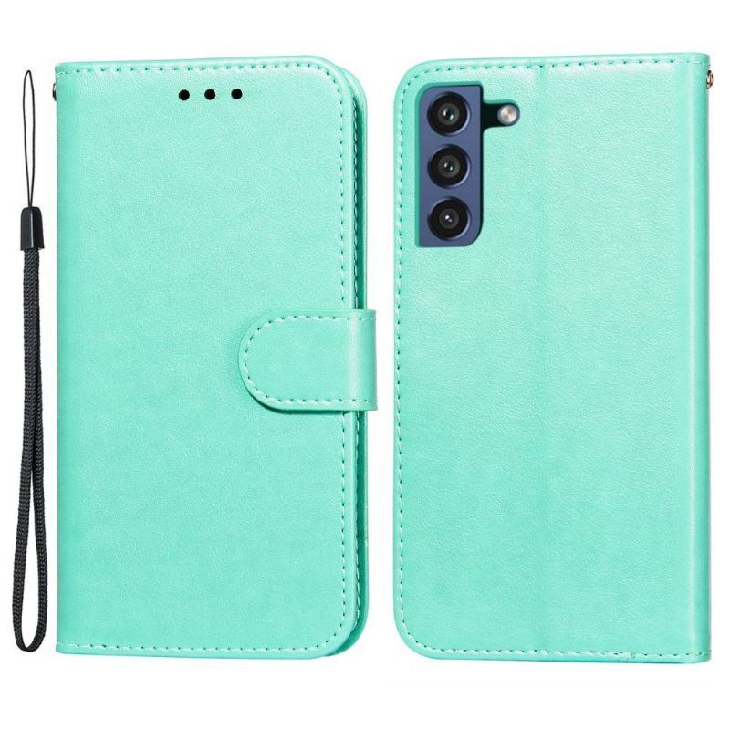 Etui Folio do Samsung Galaxy S21 FE Skórzany Futerał Klapka Posiadacz Karty