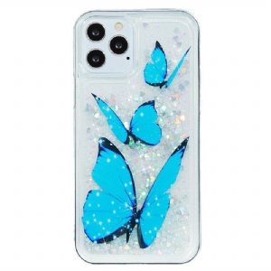 Etui do iPhone 15 Pro Max Błyszczące Motyle