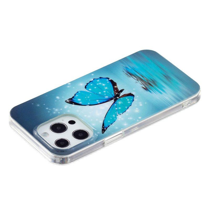 Etui do iPhone 15 Pro Max Fluorescencyjne Motyle