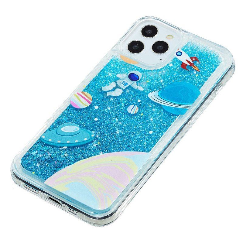 Etui do iPhone 15 Pro Max Kosmiczny Brokat