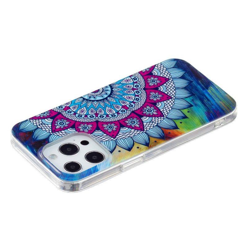 Etui do iPhone 15 Pro Max Mandala Fluorescencyjna