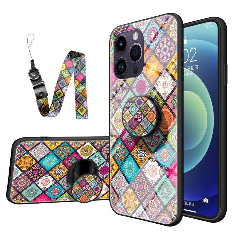 Etui do iPhone 15 Pro Max Patchwork