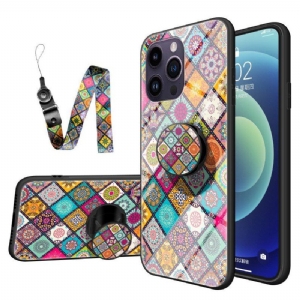 Etui do iPhone 15 Pro Max Patchwork