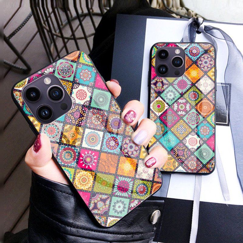 Etui do iPhone 15 Pro Max Patchwork