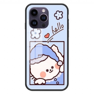 Etui do iPhone 15 Pro Max Szkło Hartowane Blue Cat